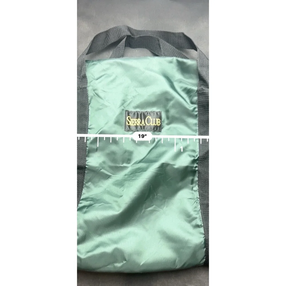 Vintage SIERRA CLUB Canvas Duffle Bags Forest‎ Green